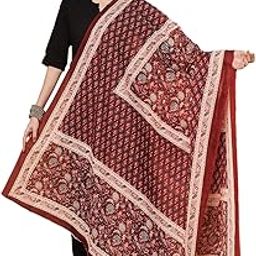 Women's Pure Cotton Khadi Jaipuri Printed Dupatta with Gotta Patti |Jaipur Print Dupatta, With Khadi Print, Gotta Patti Lace-49