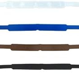 Bhavya Optic Unisex-Adult Silicone Eyeglasses Strap Silicon Glasses Sunglasses Sports Band Cord Holder Multicolor 4 Pcs-image-73