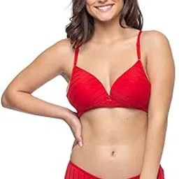 curwish Women's Beautiful Basics T-Shirt Bra Set - Super Soft, Stretchy & Breathable - 100% Try on Guarantee- Made in India-picture-0
