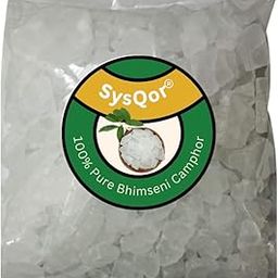 SysQor® Bhimseni kapoor Original 400 GM | Camphor For Pooja - Pacha Karpooram Original Or Bhimseni Kapoor, Bheemsen Kapoor For Pooja Or Kapur For Puja, Arti, Use For Camphor Diffuser Electric (400 GM)-29