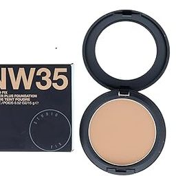 NEW MACC Studio Fix Professional Waterproof oil-free Longlasting Liquid 24-hour colour-true foundation Matte Finish For Women, Girls 15g - Shine-Free Compact Powder (All NC) (NC-35)-image-19