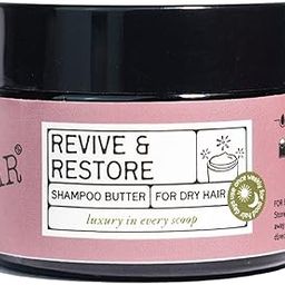The Bare Bar Revive & Restore - Shampoo butter - 50gm | Refreshing Scent | Shampoo butter | Vegan & pH Balanced | Deeply quenches dry roots. Gentle Cleansing | Suitable for Men & Women-29