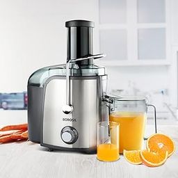 Borosil Primus Plus Juicer, 800 W, Stainless Steel Centrifugal Juicer, 1.1 L Juice Jug, 75 mm Feed Chute, Black-picture-14