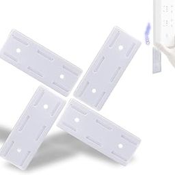 LUCCI 4,Pack Desktop Socket Fixer, Plug-in Surge Protector Holder, Desktop Mobile Self-Adhesive Punch-Free Socket Holder, for Kitchen Home Office Cable Management (White)-11