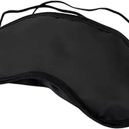 BKR Polyester Solid Eye Mask for Sleeping (Black) Pack of 10-picture-44