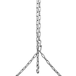Generic Silver Steel Wall Mount Pull-up Bar | Chin-up Bar for Home Gym & Workout | 5 Feet Long Heavy Chain-image-52