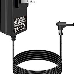 AC DC Power Adapter 6V for iTouchless Automatic Sensor Trash Cans 2.5 to 23 Gallon, 8Ft Long Power Cord Supply for Stainless Steel Trash Can NX SX MX RX HX RS RE, ACNXSX-17