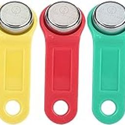 Xolsurg RFID TM Card Set Touch Memory Key High Quality Durable 5pcs Suitable for Sauna Door Locks ABS Yellow-image-73