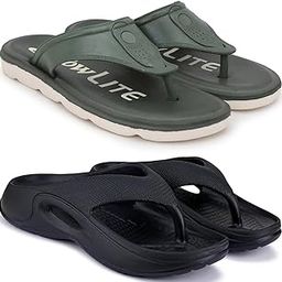 Combo Pack of 2 Slipper/Flip Flops/Slides/Clogs/Sandals for Men (V-Sultan Vs V-600)-image-99