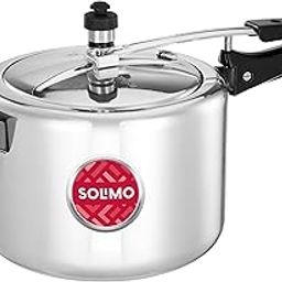 Amazon Brand - Solimo - Sleek Induction Bottom Aluminium Pressure Cooker - 5 Liter (Inner Lid), Silver-7