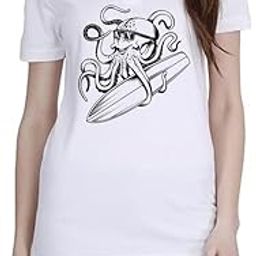 Octopus White Women Polo T-Shirt-image-125