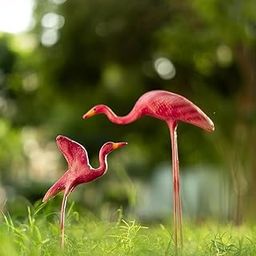 Resin Eagle Bird Set For Garden Decor, Table Decor (Red15.2 Cm, 25.2 Cm), Nature-image-41