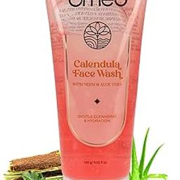 Omeo Calendula Face Wash - 100gm with Natural Extracts of Calendula, Aloe Vera & Neem for Oily Skin and Acne control for Men & Women-image-7
