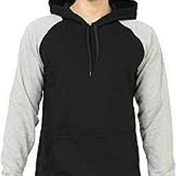 Men's Cotton Hooded Neck Color Block Full Sleeve Hoodies-image-94