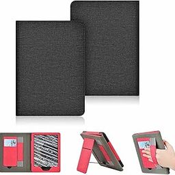 Moninsta Kindle Paperwhite Case Compatible for Kindle Paperwhite (11th Generation-2021) 6.8" Cover Durable Premium Leather Cover with Auto Sleep Wake/Hand Strap/Card Slotand Foldable Stand (Black)-picture-13
