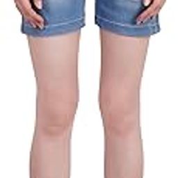 Women’s Denim Shorts | Stylish & Comfortable Casual Shorts with Pockets | Slim Fit Summer Wear for Daily Outings, Travel, College, Vacation & Birthday Gift| Soft Stretchable Fabric-image-90