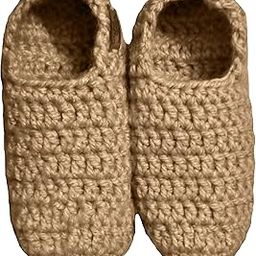 CROCHET QUEENS ; THREADING LIVES... Handmade Woolen Socks for Men FootCozy Footwarmer Winter Socks Chunky thick Wool - Freshly Handmade - Freesize - Brown-image-16