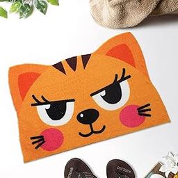 A CUBE LUXURY SOLUTIONS Cartoon Shape Anti-Skid Door Mat (40x60 cm) (Orange)-image-77