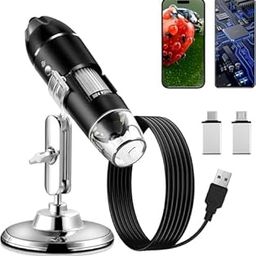 USB Digital Microscope, 50X-1600X Magnification Handheld Digital Microscope with Adjustable Stand, Compatible with Android Phone, Mac, Windows PC-20