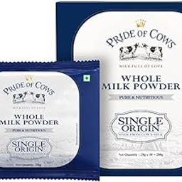 Pride Of Cows WHOLE MILK POWDER | 280gm | Single Origin | Untouched by Human Hands | Dried Milk | Perfect for Instant Milk, Tea, coffee | No added sugar and preservatives | Pure Milk Powder-image-27