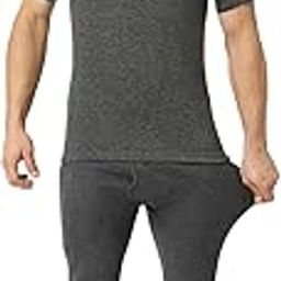 Men Organic Cotton Full Length Leggings-image-2
