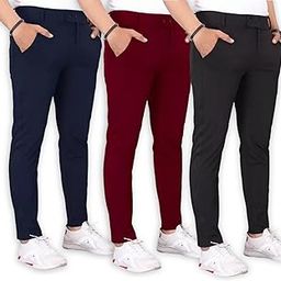 Men's Lycra Blend Stylish Slim Fit Trousers | Trouser for Men | Men's Regular Trouser | Formal Trousers for Men | Men's Trousers for Office | Formal Pants for Men-image-63