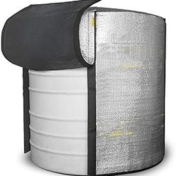WKM Water Tank Insulation Cover 1000 Ltr - Polyester | Water Tank Cover Roof Top Thermal Water Tank Jacket | 3 Layer Cover to Protect from Hot and Cold Weather-image-3