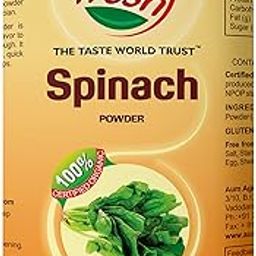 Aum Fresh Organic Freeze Dried Spinach Powder (Spinach, 150 Gm - Can)-image-68
