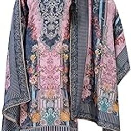 Pure Viscose Muslin Cotton Digital Printed Heavy Hand Embroidered Suit Dress Material with Unstitched Bottoms and Muslin Printed Dupatta-image-35