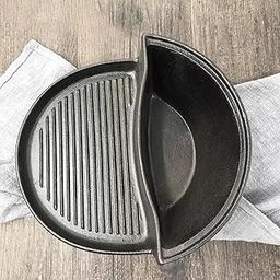 Hot Pot with Grill Fast Cooking Cooking Pot Grill Pot for Party Camping Home L-picture-22
