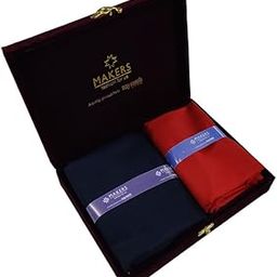Fabrics Men's Cotton Shirt and Trouser Unstitched Fabric Set - Velvet Gift Pack (Multicolour_Free Size) 15-image-43