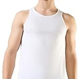 Men Body fit Solid Pattern Pure Cotton Vest-image-77
