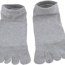 CLUB BOLLYWOOD® Men Toe Socks Five Finger Cotton Socks Sports Running Ankle Socks Light Gray| Socks| Socks| Socks| Socks|1 Pair Five Finger Socks-image-30