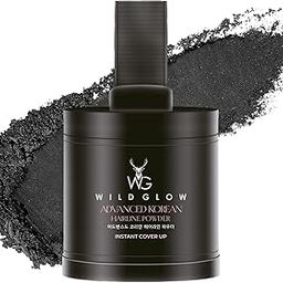 WILDGLOW Advanced Korean Cover-Up Hair Powder Black | Instantly Covers Grey Roots & Bald Spots | Fuller Hair Look | 10gm-image-9