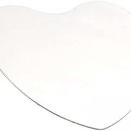 UJEAVETTE® 4xMakeup Mixing Palette Handheld Stainless Steel for Nail Art Artist Beauty Heart ring 5.5x5cm-29