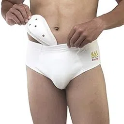 Omtex Cotton Sports Brief (White , Extra Large)-picture-12