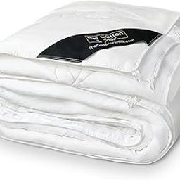 TheCotton&Silk Luxury Silk-Filling Duvet Insert /Comforter /Blanket for All Seasons; Ultra Soft, Breathable, Naturally Body-Hugging (Queen Size)-image-51