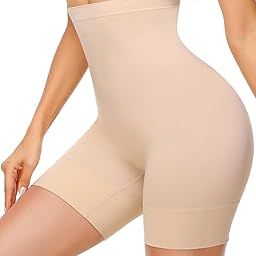 Women Shapewear Shorts, High Waisted Shapewear for Women Tummy Control, Seamless Body Shaper Shorts Thigh Slimmer (Fits Waist : 30 to 39 Inch)-image-63