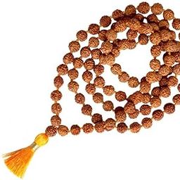 Original Rudraksha Mala 7mm with Certificate for Wearing and Japa Mala - Kanthi Mala - 5 Mukhi Rudraksha Beads, 108 Beads for Puja Jaap-image-52