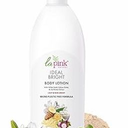 La Pink Ideal Bright Body Lotion | Enriched with Kokum Butter & Lily Flower Extract for Deep Moisture, Smooth & Radiant Skin | Ideal for Dry Skin | 100% Microplastic Free Formula | Men & Women (450ml)-picture-17