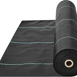 BUILDINGSHOP Weed Mat for Garden - 110 GSM (1.5 Meter X 5 Meter) Weed Block Gardening Mat, Landscape Fabric,Premium Durable Weed Blocker-27