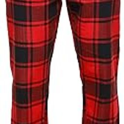 Men's StripedChecked Comfort Night Western Global Desi Wear Pyjama Pant Grey-30