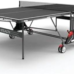 Stag Iconic Stealth Performance Table Tennis (T.T) | Full Size Professional With Quick Easy Setup | Single Player Playback Mode (1 Cover, 2 Rackets, 3 Balls)-picture-3
