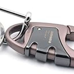 Techpro Antique Hook Locking Silver Metal Key Ring Key Chain for Gift Boys Girls & Friends-picture-0