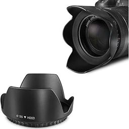 MOSTOS ; Brings Superior || 55mm Camera Hood for Nikon D3500 D3400 D5600 D5500 D7500 for AF-P(Not for AF-S) DX Nikkor 18-55mm f/3.5-5.6G VR,AF-P DX Nikkor 18-55mm f/3.5-5.6G-22