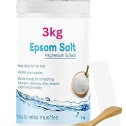 Fast-Acting Epsom Salt for Pain Relief, 3 kg, 83% Off-image-73