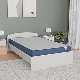 Nilkamal SLEEP Plus Memory Foam 6 Inch Single Size Mattress | Reversible Design | Orthopedic Support | Soft Cover | Breathable Knitted Fabric | Bed Mattress | 10 Years Warranty, (78 x 36 x 6)-16