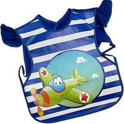 Meadawgs®Short Sleeve Baby Bib Eating Travel Washable Mess Proof for Ages 1-5 Years Blue|Baby | Feeding | Baby Bibs & Burp Cloths|0-20