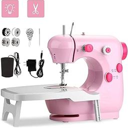 Betzila Vitteey Mini Sewing Machine for Beginner, Dual Speed with Light, Extension Table and Sewing Kit for Household-picture-12