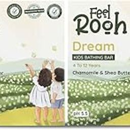 Feel Rooh Dream Kids Soap Bar | Chamomile & Shea Butter | 4-12 years | pH Balanced, Tear Free | 75g (2)-image-64